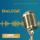 A m,icrophone and the word Dialogic